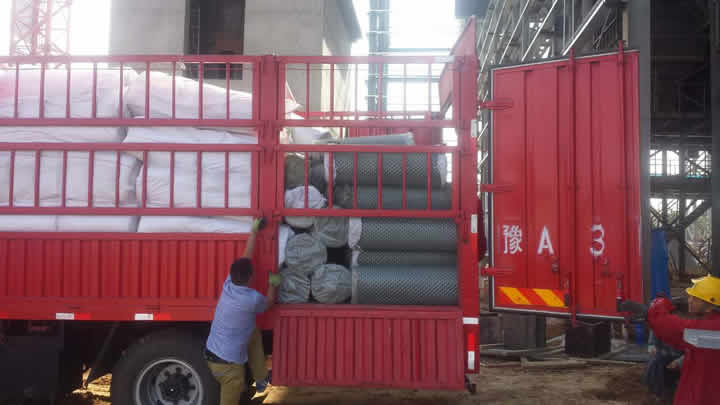 電廠保溫材料卸貨